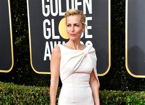 gillian anderson tits|Gillian Anderson ditches bra but her breasts may not sag